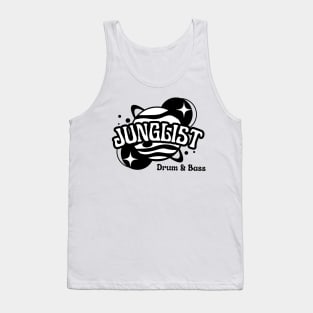 JUNGLIST  - Y2K Logo (Black) Tank Top